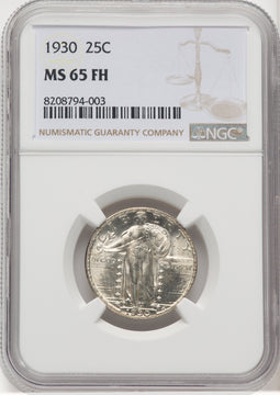 1930 25C FH Standing Liberty Quarter NGC MS65 (769075019)