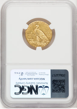 1909-O $5 Indian Half Eagle NGC AU58 (768635018)