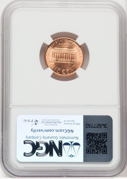 1995 1C DBL DIE RD Lincoln Cent NGC MS69 (765313001)