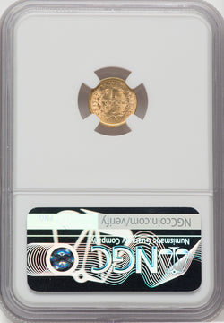 1852 G$1 Gold Dollar NGC MS63 (767836013)