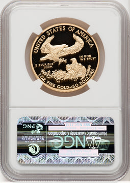 2012-W 1 oz Gold Eagle Brown Label NGC PF70
