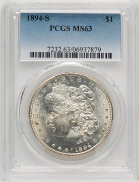 1894-S Morgan Dollar PCGS MS63