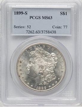 1899-S Morgan Dollar PCGS MS63