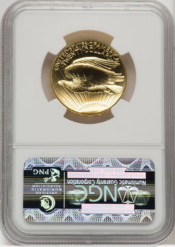 2009 $20 One-Ounce Gold Ultra High Relief Twenty Dollar NGC MS70 (769386004)
