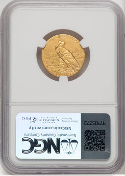 1911-D $5 Indian Half Eagle NGC AU58 (769295028)