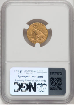 1909 $2.50 Indian Quarter Eagle NGC MS63 (769303016)