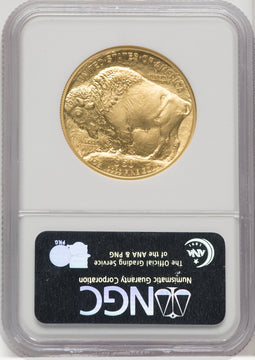 2008-W $50 One-Ounce Gold Eagle First Strike ER Blue NGC MS70