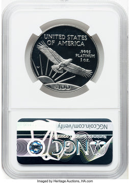 1997-W $100 One-Ounce Platinum Eagle Statue of Liberty NGC PF70 (770569060)