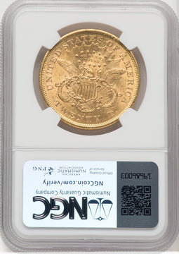 1875-S $20 Liberty Double Eagle NGC MS61 (572092001)