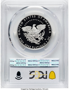 2005-W $100 One-Ounce Platinum Eagle Statue of Liberty PCGS PR70
