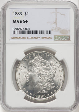 1883 $1 Morgan Dollar NGC MS66+ (769482006)