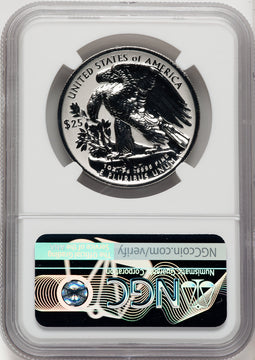 2019-W $25 Palladium Reverse Proof First Strike NGC PF70 (766236003)