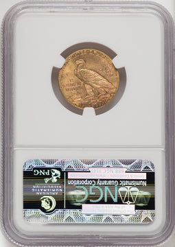 1912 $5 Indian Half Eagle NGC MS64 (769416015)