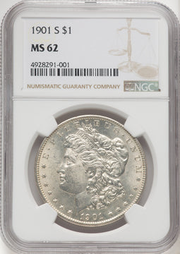 1901-S Morgan Dollar NGC MS62