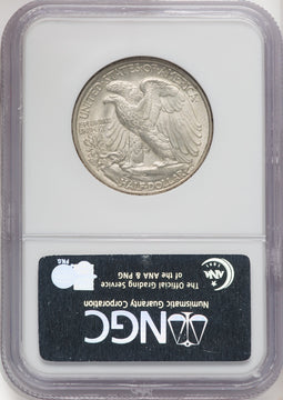 1929-D 50C Walking Liberty Half Dollar NGC MS61