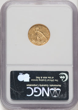 1910 $2.50 Indian Quarter Eagle NGC MS62 (768656052)