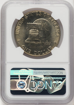 1976 $1 T1 Eisenhower Dollar NGC MS66 (769437017)