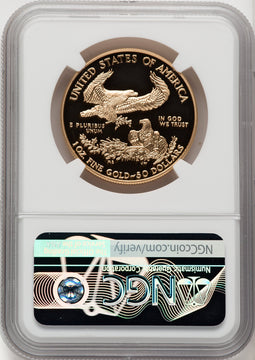 2000-W $50 One-Ounce Gold Eagle NGC PF70 (506402088)
