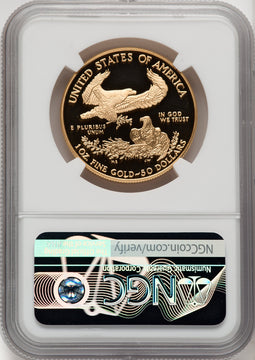 2007-W $50 Gold Eagle NGC PF70 Reagan Label