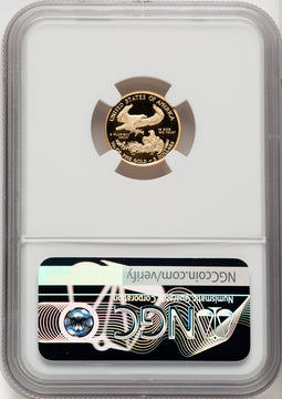 2010-W $5 Gold Eagle NGC PF70 Reagan Label