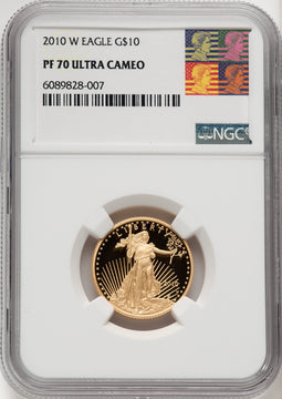 2010-W $10 Quarter-Ounce Gold Eagle NGC PF70 (506402038)