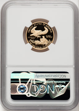 2020-W 1/4 Ounce Gold Eagle NGC PF70 Reagan Label