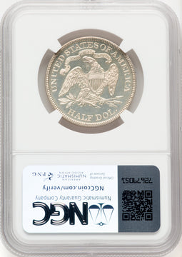 1880 50C CA Proof Seated Half Dollar NGC PR64