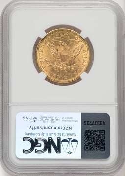 1881-S $10 Liberty Eagle NGC MS62 (572087009)