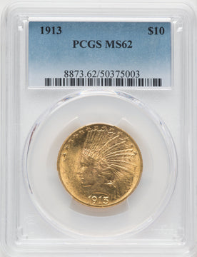 1913 $10 Indian Eagle PCGS MS62 (5426022)
