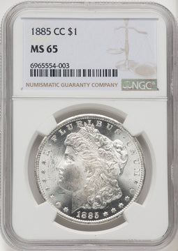 1885-CC Morgan Dollar NGC MS65 (769370024)