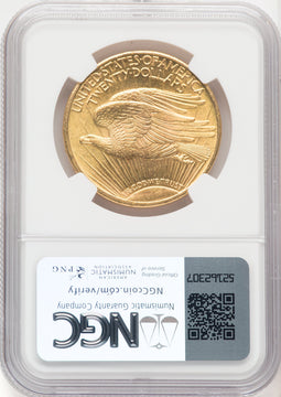 1924 $20 Saint Saint-Gaudens Double Eagle NGC MS66+ (519347012)