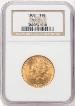 1932 $10 Indian Eagle NGC MS65 (769548022)