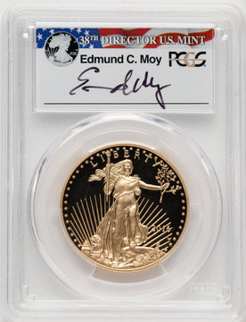 2016-W 1 oz Gold Eagle 30th Anniversary First Strike PCGS PR70 Ed Moy