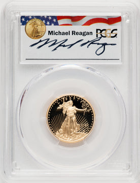 2020-W 1/4 Ounce Gold Eagle FDI Michael Reagan PCGS PR70