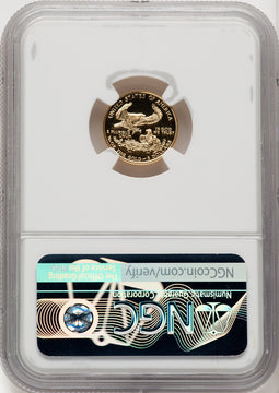1993-P Gold American Eagle Brown Label 4-Coin Set NGC PF70