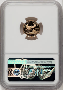 1995-W Gold American Eagle Brown Label 4-Coin Set NGC PF70