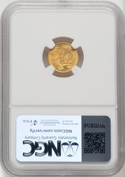 1862 G$1 Gold Dollar NGC MS66 (769285046)