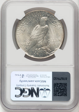 1925 Peace Dollar NGC MS67