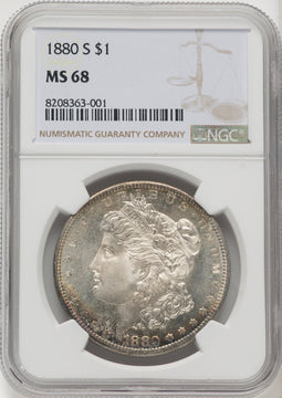 1880-S Morgan Dollar NGC MS68