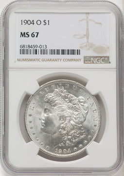 1904-O Morgan Dollar NGC MS67 (765522008)