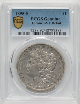 1895-S Morgan Dollar Genuine PCGS VF20