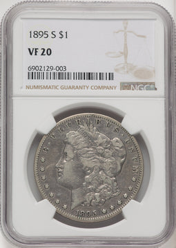 1895-S Morgan Dollar NGC VF20