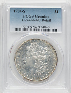 1904-S Morgan Dollar Genuine PCGS AU50