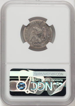 1847-O 25C Seated Quarter NGC VF20