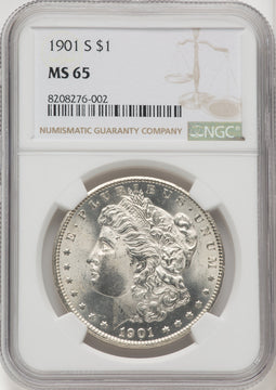 1901-S Morgan Dollar NGC MS65