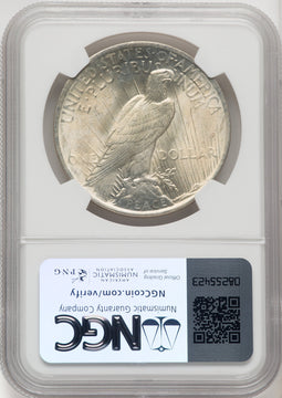 1923 Peace Dollar NGC MS67