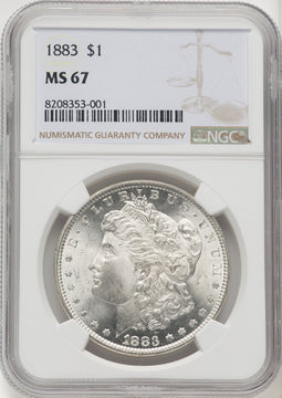 1883 Morgan Dollar NGC MS67 (769258004)