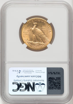 1910-D $10 Indian Eagle NGC MS63 (177100029)