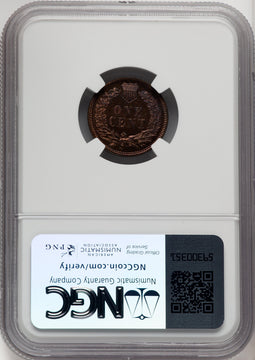 1876 1C RB Proof Indian Cent NGC PR67 (769947003)