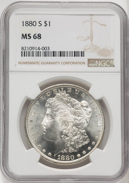 1880-S Morgan Dollar NGC MS68 (769841010)